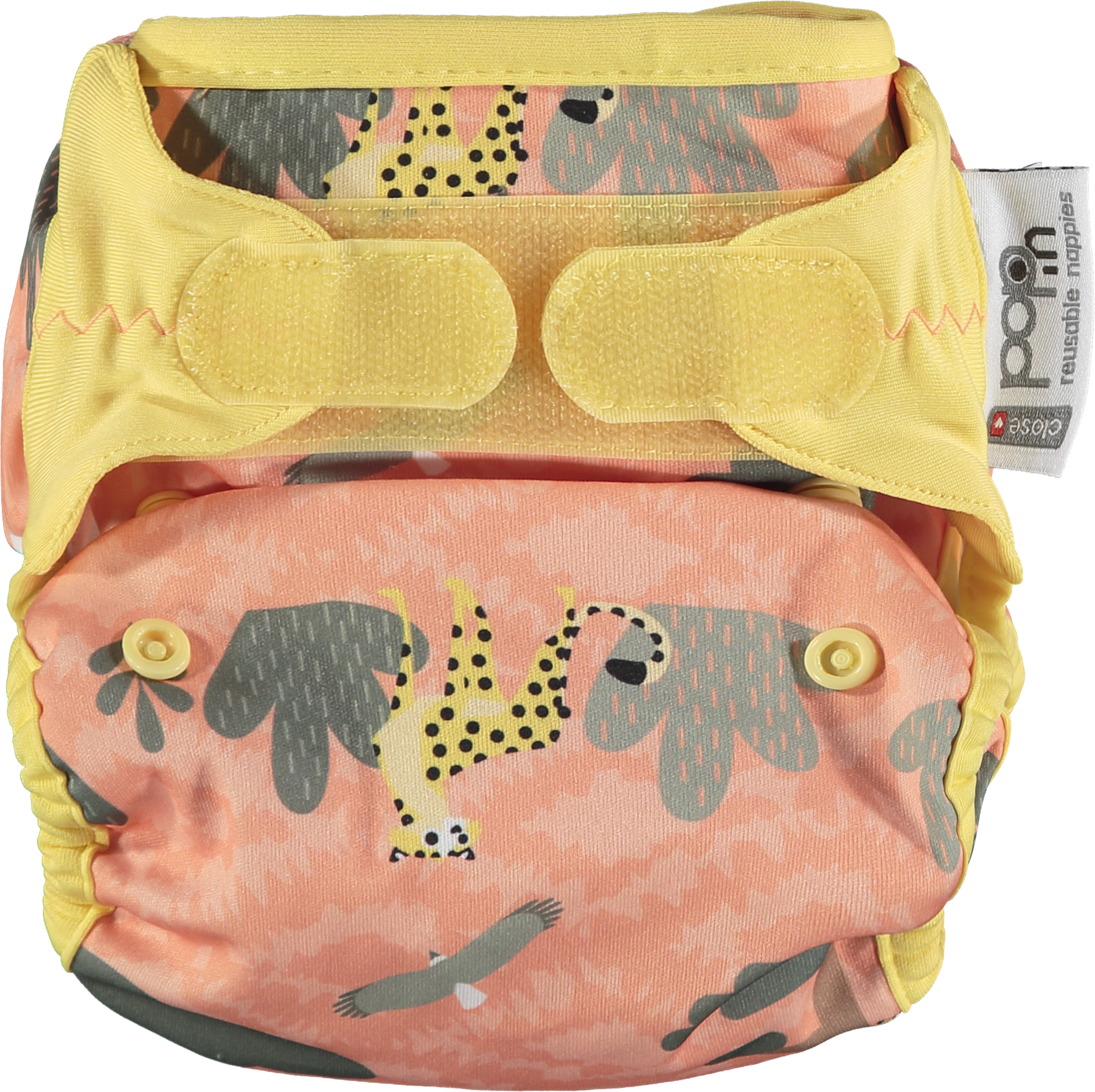 Close Pop-In SIO bamboe klittenband luier - Cheetah