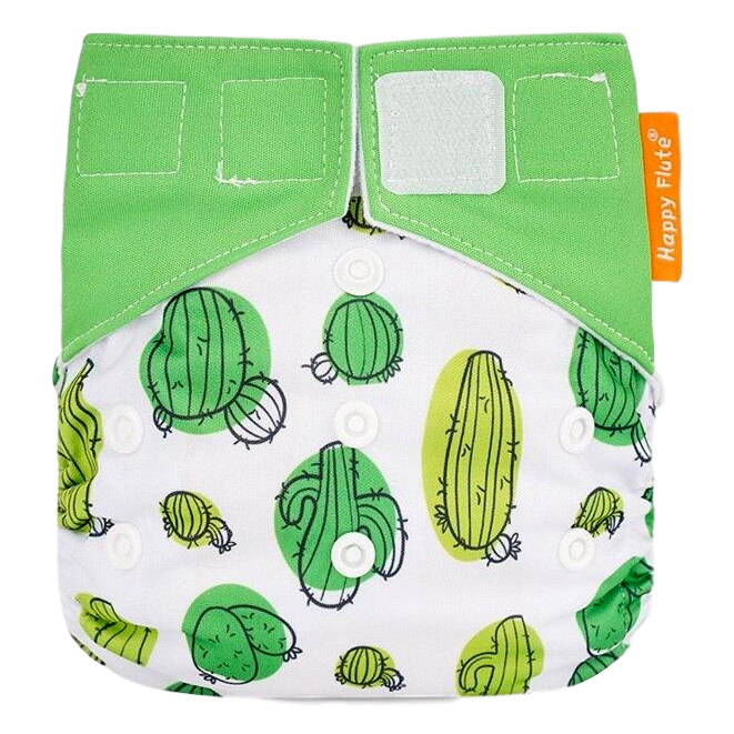 Happy Flute All-In-One klittenband luier - Cactus