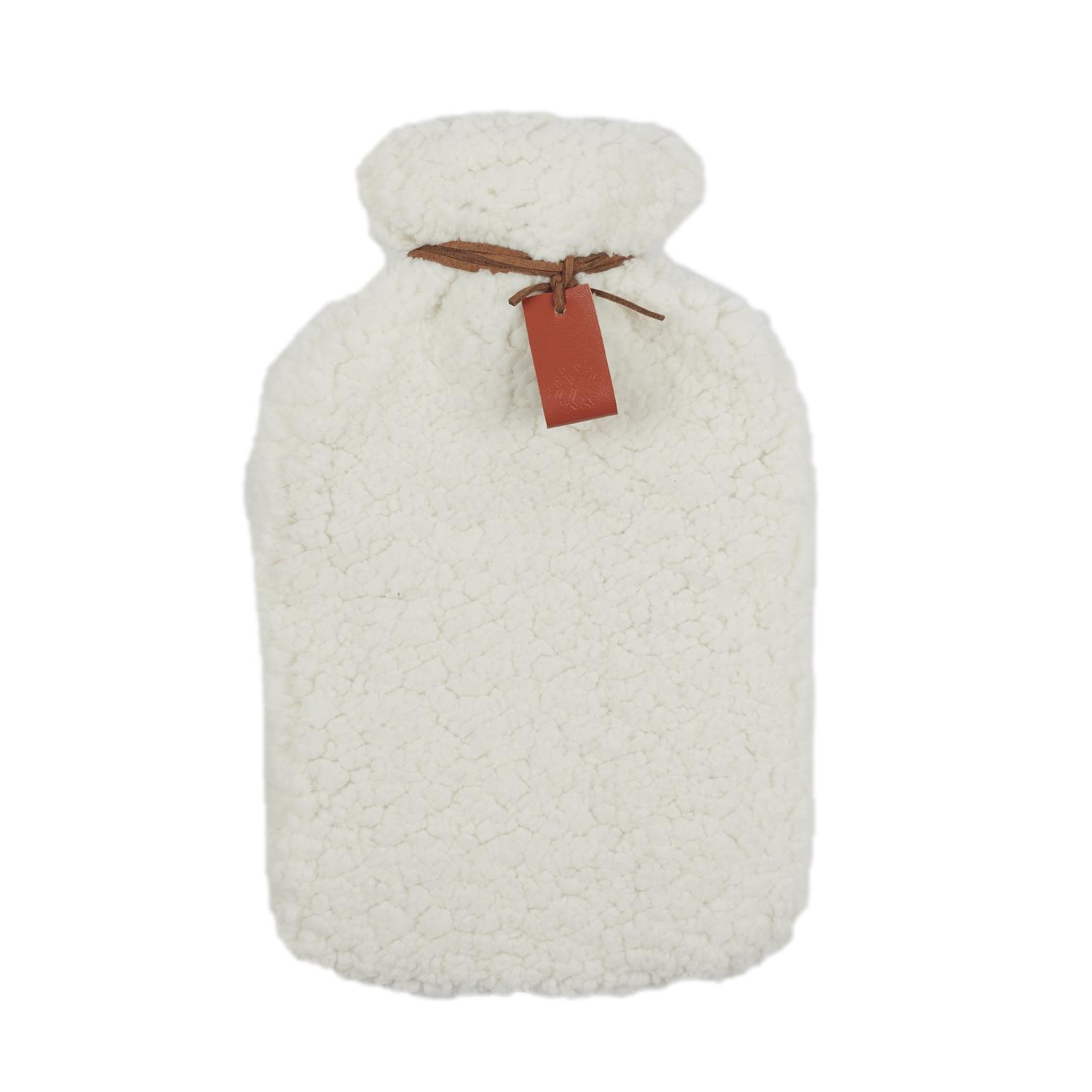 Sensly Warmwaterkruik - wit - 1L - kruik - bedkruik - kruikenzak -