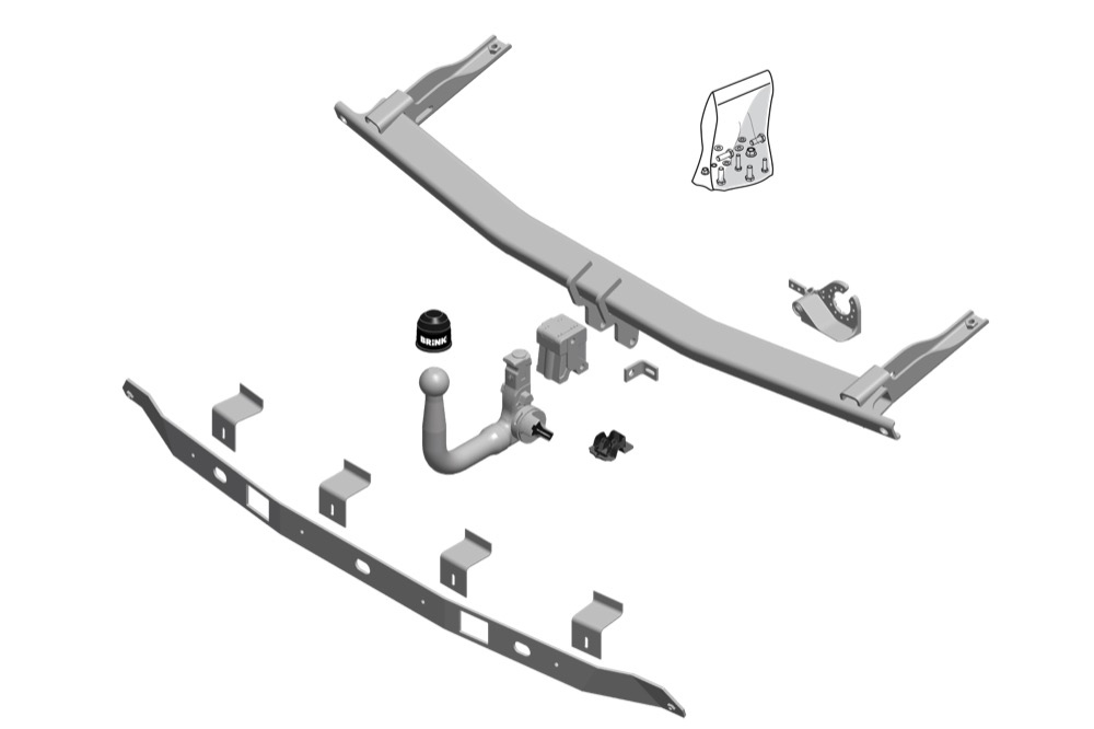 Volkswagen Afneembare trekhaak, BMU kogel