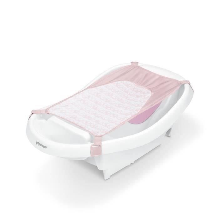 INGENUITY Deluxe Roze Babybadje, vanaf de geboorte tot 3 jaar inclusief babyhangmat