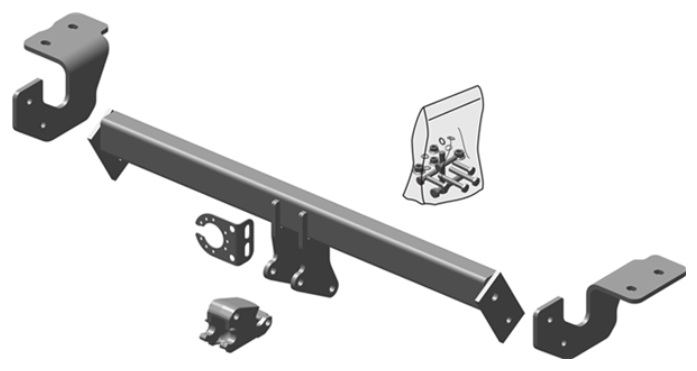 Toyota Brink Afneembare Trekhaak (RMC) + kabelset