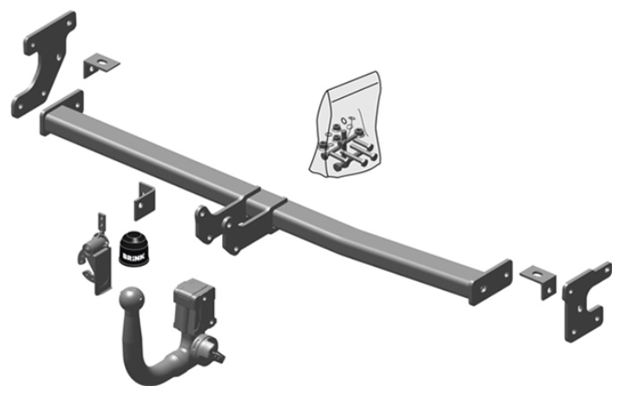 Hyundai Brink Afneembare Trekhaak (RMC) + kabelset