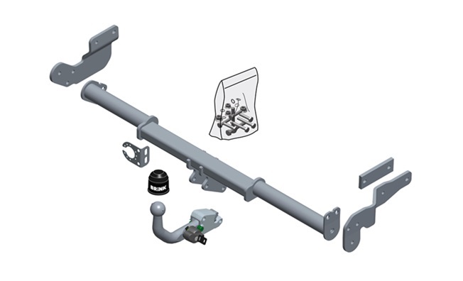 Kia Brink Afneembare Trekhaak (RMC) + kabelset