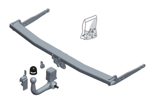 Volkswagen Brink Afneembare Trekhaak (RMC) + kabelset