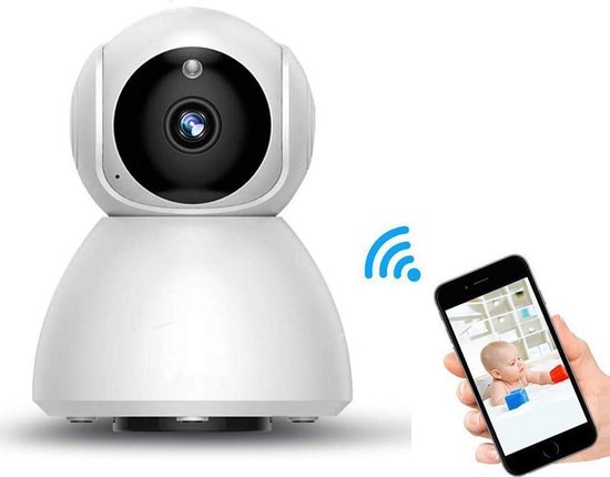Parya IP-camera met bewegingsdetectie - babyfoon - draadloze camera