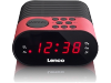 Lenco wekker radio CR-07 roze