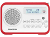 sangean DPR-67 Kofferradio DAB+, UKW Akku-Ladefunktion Rot, Weiß