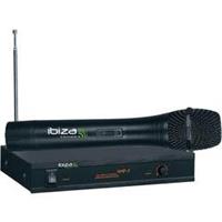 Draadloos 1-kanaals VHF microfoonsysteem Ibiza Sound