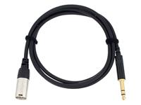 Cordial CFM1.5MV Intro cable XLR male - jack 6.3mm male TRS, 1.5 metres