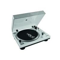 Omnitronic BD-1350 Riemengetriebener DJ-Plattenspieler silber