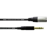 Cordial CFM3MV Intro cable XLR male - jack 6.3mm male TRS, 3 metres