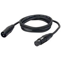 DAP XLR microfoon kabel, zwart, 10m