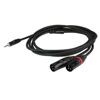 DAP FLX466 Stereo Mini-Jack to 2x XLR Cable, 6m