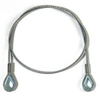 adamhall Adam Hall S42100 Safety Cable, 4 mm, 1-metre