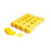 MagicFX Slowfall confetti rondjes 55mm geel