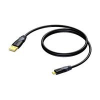 Procab CLD612/1 USB A naar USB micro A kabel 1m