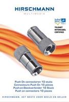 Hirschmann POFC coax connector voor koka799 en TS9 coax kabel van 