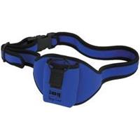 Monacor TXS-10BELT Fitness-Hüfttasche, blau