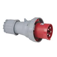 5-polige CEE male connector 125A - IP67 (rood)