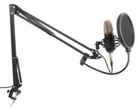Vonyx CMS400 Condenser Microphone + Broadcast Arm and Pop Filter
