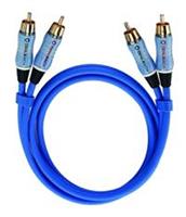OEHLBACH mini jack kabel Audio-cinchkabel Stereo 2,0 m blauw