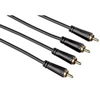 Audio Cable 2 RCA plugs - 2 RCA plugs Gold-plated 3m