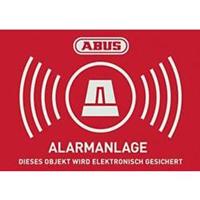 ABUS AU1423 Waarschuwingssticker Alarmsysteem Taal: Duits (b x h) 74 mm x 52.5 mm