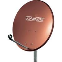 schwaiger SAT Antenne 60cm Reflektormaterial: Stahl Ziegel-Rot