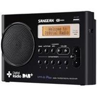 Sangean DAB+ Transistorradio DPR-69+ DAB+, FM Zwart