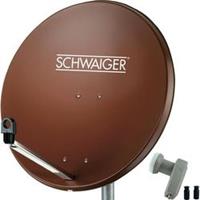 schwaiger SAT-Anlage ohne Receiver Teilnehmer-Anzahl 2 80cm