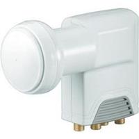 Goobay Universal Quattro LNB white-grey - Digital SAT-LN