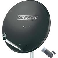 schwaiger SAT-Anlage ohne Receiver Teilnehmer-Anzahl 1 80cm