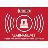 ABUS AU1422 Waarschuwingssticker Alarmsysteem Taal: Duits (b x h) 148 mm x 105 mm