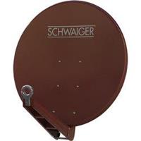 Schwaiger Satellietschotel 85 cm Reflectormateriaal: Aluminium Steenrood