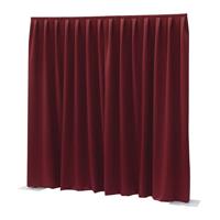 Showtec Pipe and drape Dimout 400x300cm geplooid rood