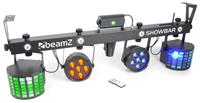beamz Showbar all-in-one lichtset met draadloze voetcontroller