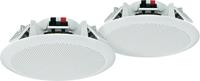 Monacor SPE-264/WS Luidspreker voor buiten 45 W IP65 Wit 1 paar