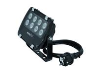 eurolite LED IP-FL-8 3000 K 60° LED-PAR-Scheinwerfer Anzahl LEDs: 8 x 1W Schwarz