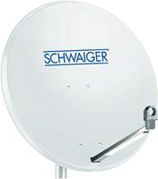 schwaiger SAT Antenne 75cm Reflektormaterial: Aluminium Hellgrau