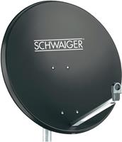 Schwaiger SPI998.1 Satellietschotel 75 cm Reflectormateriaal: Aluminium Antraciet