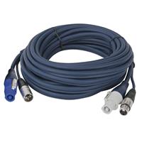 DAP PowerCon/XLR Audio Combi-Cable, 6 metres