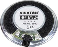 Visaton K 28 WPC 1.1 inch 2.8 cm Mini-luidspreker 1 W 8 Ω