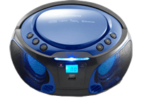 LENCO SCD-550 blue - Portable radio/recorder MP3 SCD-550 blue