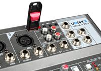 vonyx VMM-F701 7 kanaals muziekmixer met effect en USB speler
