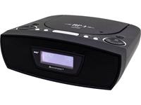 SoundMaster URD480SW DAB+ Wekkerradio AUX, CD, FM, USB Zwart