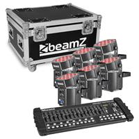 BeamZ Professional BeamZ BBP60 Uplight set met draadloze DMX en DMX controller
