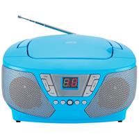 Bigben Draagbare Radio & CD-Speler met 400 Stickers - Blauw