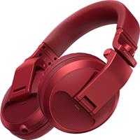 Pioneer HDJ-X5BT-R over-ear DJ headphones with Bluetooth, red