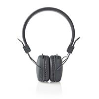 Nedis Draadloze hoofdtelefoon Bluetooth® On-ear Opvouwbaar Grijs
